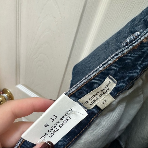NWTMadewell The curvy brynn long short blue Jean Shorts 33 - Picture 11 of 11